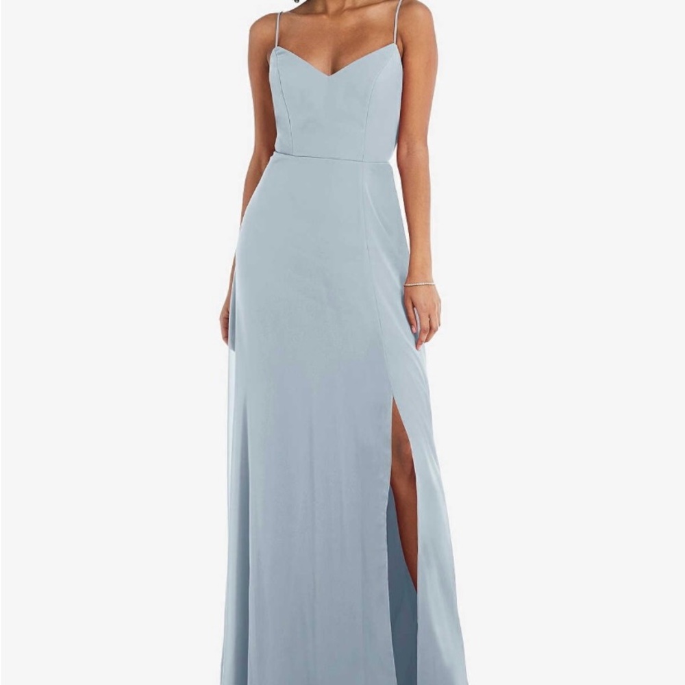 Blue Maxi Bridesmaid Dress (Freshly Dry Cleaned)